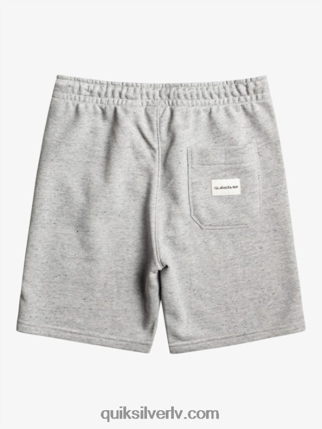 zēni Quiksilver 8-16 vieglas dienas skrējēji gaiši pelēki virši 88064R2070