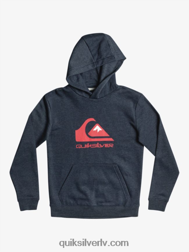 zēni Quiksilver 8-16 liela logotipa flīsa augšdaļa jūras žakete virši 88064R2247