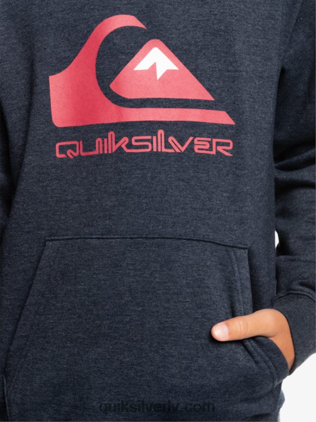 zēni Quiksilver 8-16 liela logotipa flīsa augšdaļa jūras žakete virši 88064R2247