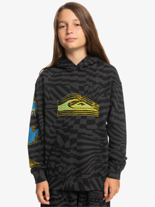 zēni Quiksilver 8-16 reizes radikāli liela kapuce melno radikāļu laiki 231 88064R2052