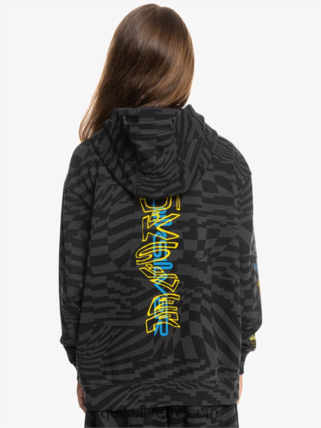 zēni Quiksilver 8-16 reizes radikāli liela kapuce melno radikāļu laiki 231 88064R2052