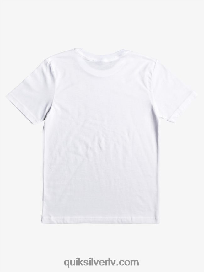 zēni Quiksilver 2-7 at Risks t-krekls balts 88064R2170
