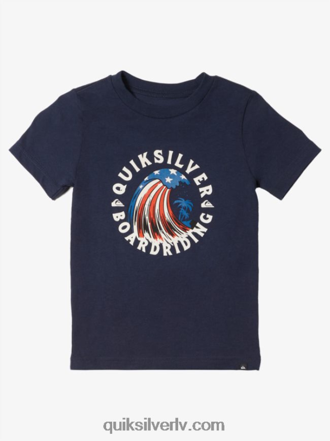 zēni Quiksilver 2-7 mājas viļņa t-krekls jūras žakete 88064R1931