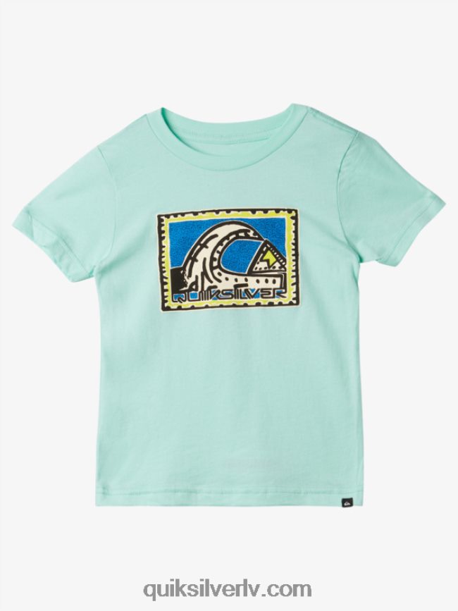 zēni Quiksilver 2-7 rad mantojuma t-krekls pludmales stikls 88064R1958