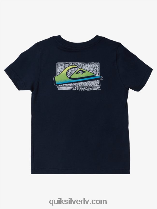 zēni Quiksilver 2-7 retro fade T-krekls jūras žakete 88064R2144