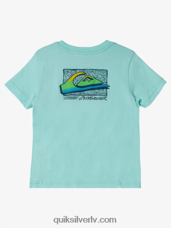 zēni Quiksilver 2-7 retro fade T-krekls pludmales stikls 88064R2143