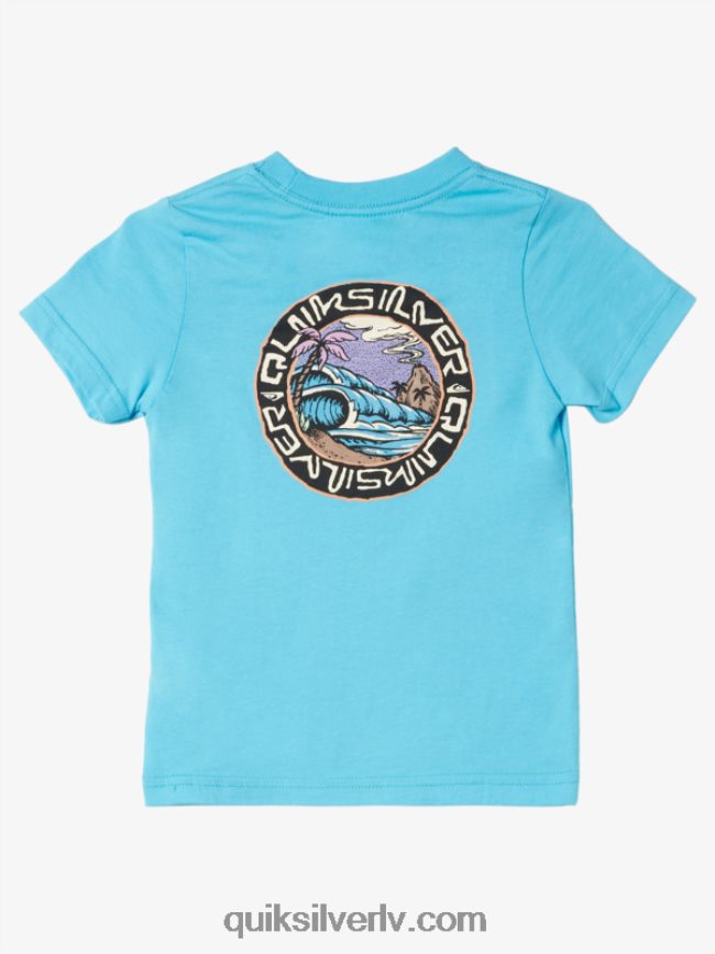 zēni Quiksilver 2-7 salty tales T-krekls upe zila 88064R1953