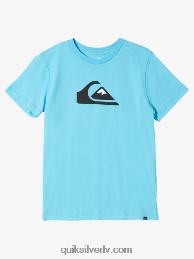 zēni Quiksilver 8-16 comp logo t-krekls upe zila 88064R1962