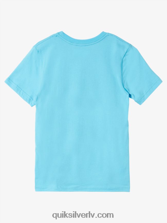 zēni Quiksilver 8-16 comp logo t-krekls upe zila 88064R1962
