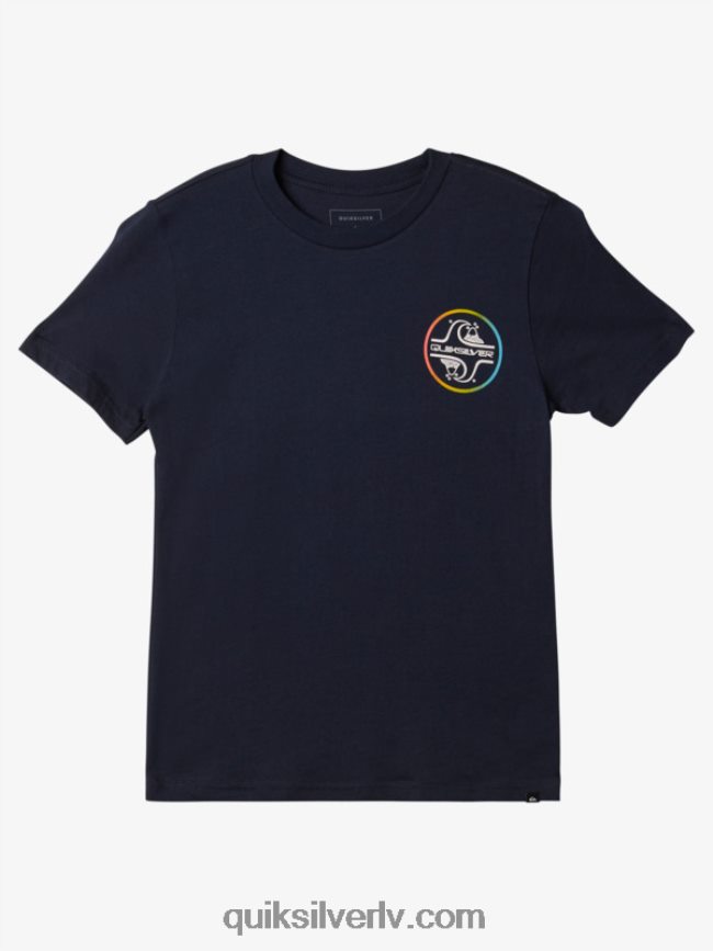 zēni Quiksilver 8-16 kodolu burbuļu T-krekls jūras žakete 88064R1954