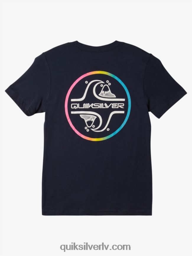 zēni Quiksilver 8-16 kodolu burbuļu T-krekls jūras žakete 88064R1954