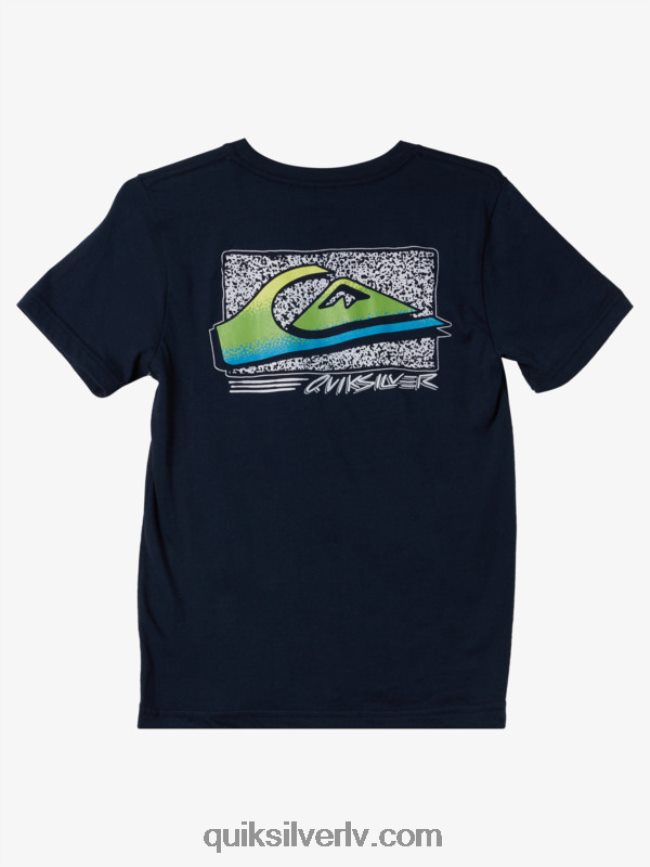 zēni Quiksilver 8-16 retro fade t-krekls jūras žakete 88064R2125
