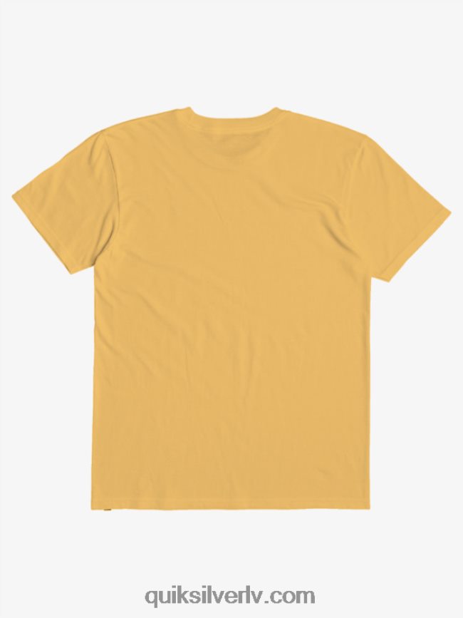 zēni Quiksilver 8-16 starp līnijām t-krekls spilgts zelts 88064R2089