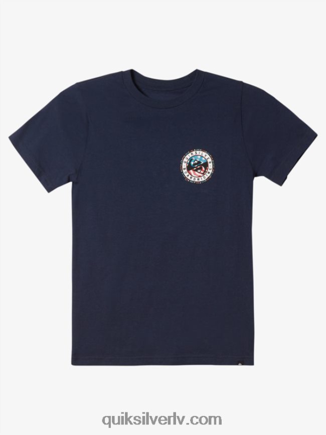 zēni Quiksilver 8-16 vasaras jautrības t-krekls jūras žakete 88064R1941