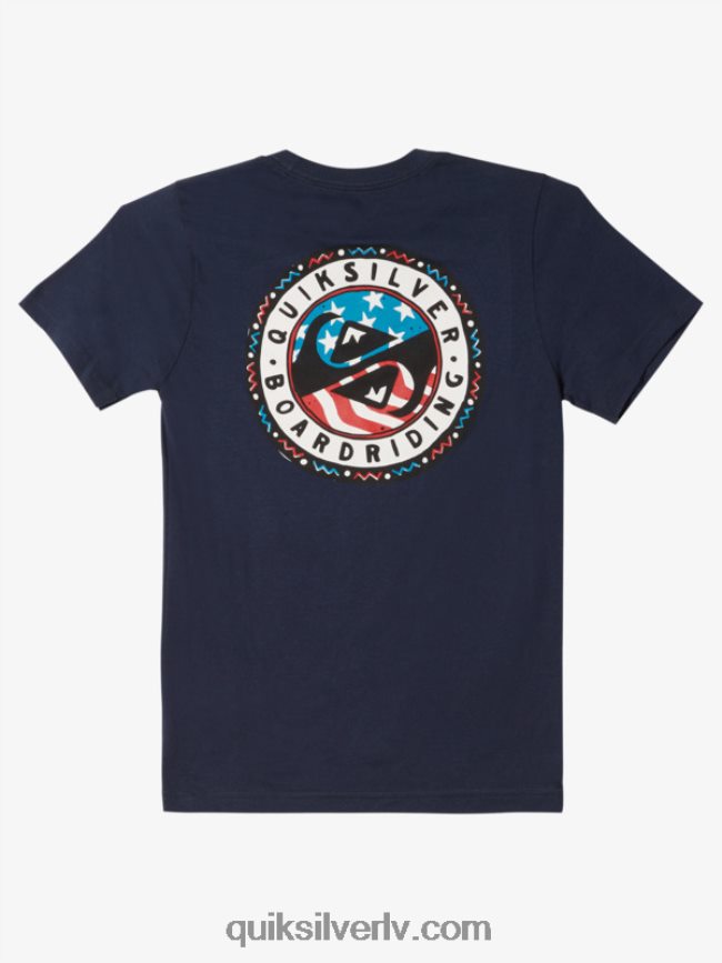 zēni Quiksilver 8-16 vasaras jautrības t-krekls jūras žakete 88064R1941