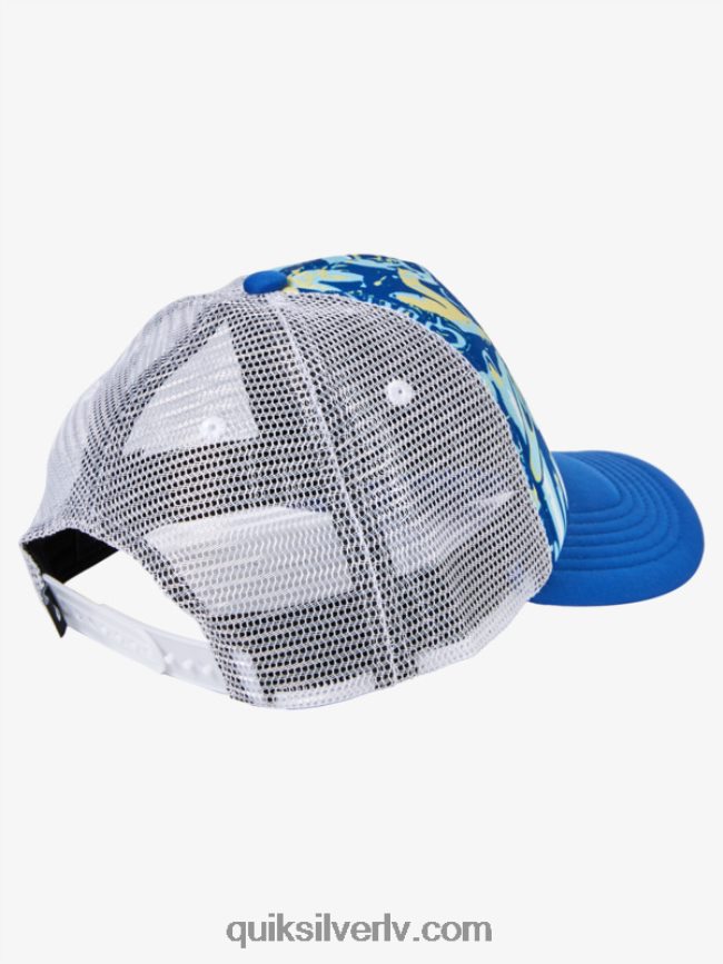 zēni Quiksilver 2-7 buzzard coop trucker cepure snorkel zils 88064R2205