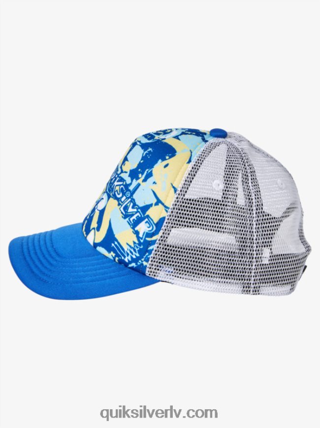 zēni Quiksilver 2-7 buzzard coop trucker cepure snorkel zils 88064R2205