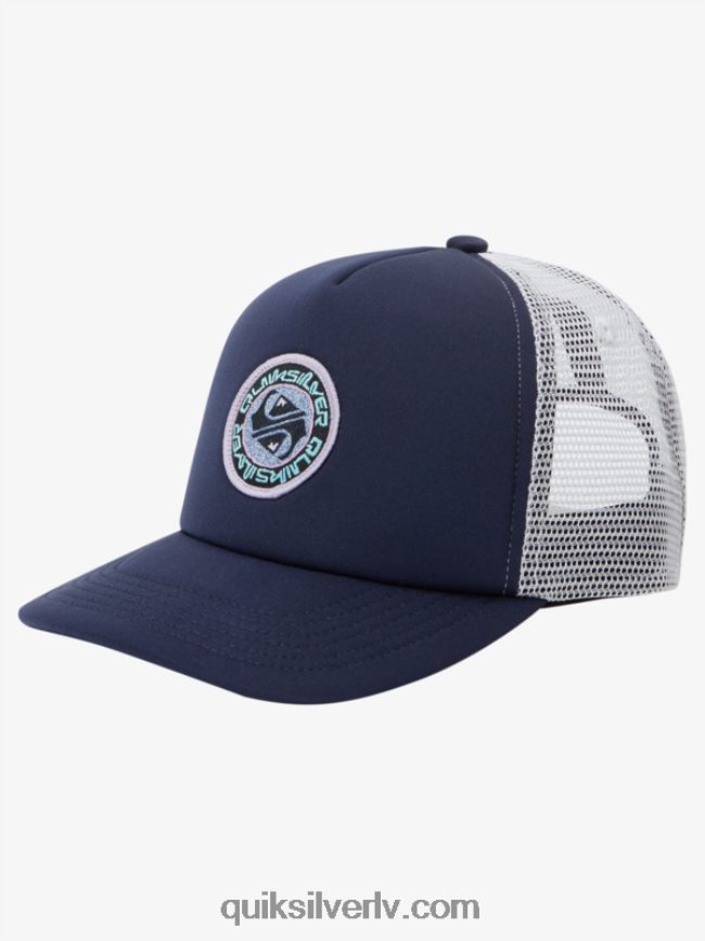zēni Quiksilver 2-7 sneaky peak trucker cepure jūras žakete 88064R1892