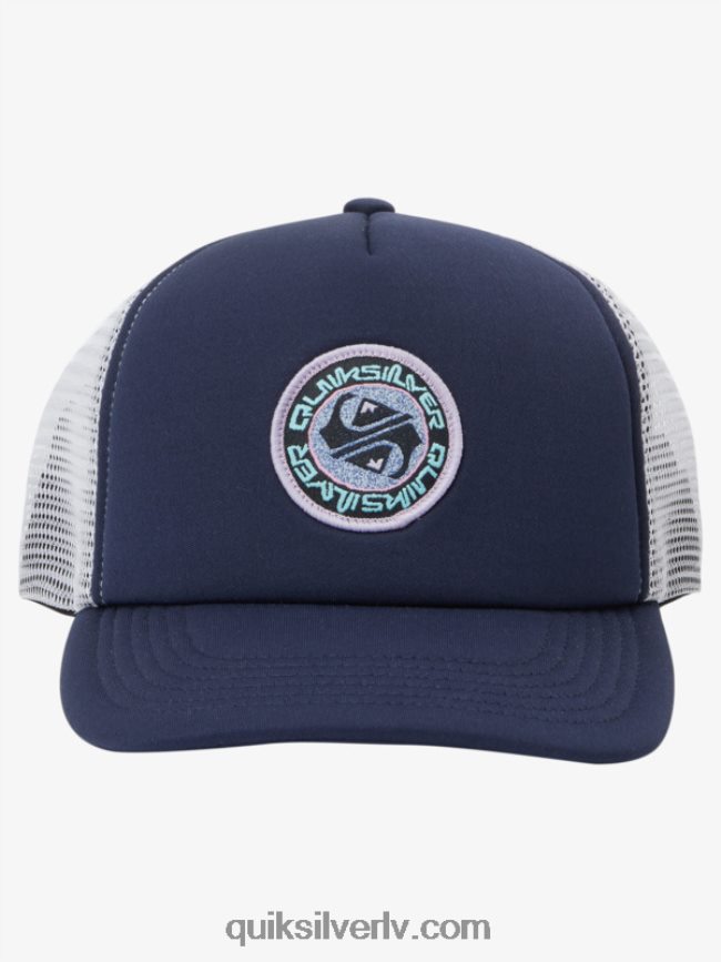 zēni Quiksilver 2-7 sneaky peak trucker cepure jūras žakete 88064R1892