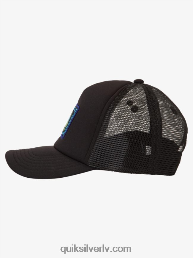 zēni Quiksilver 2-7 sneaky peak trucker cepure melns 88064R1891