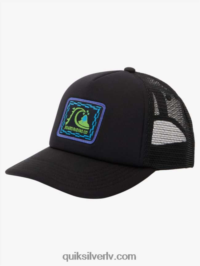 zēni Quiksilver 8-16 Sneaky Peak Snapback cepure melns 88064R2045