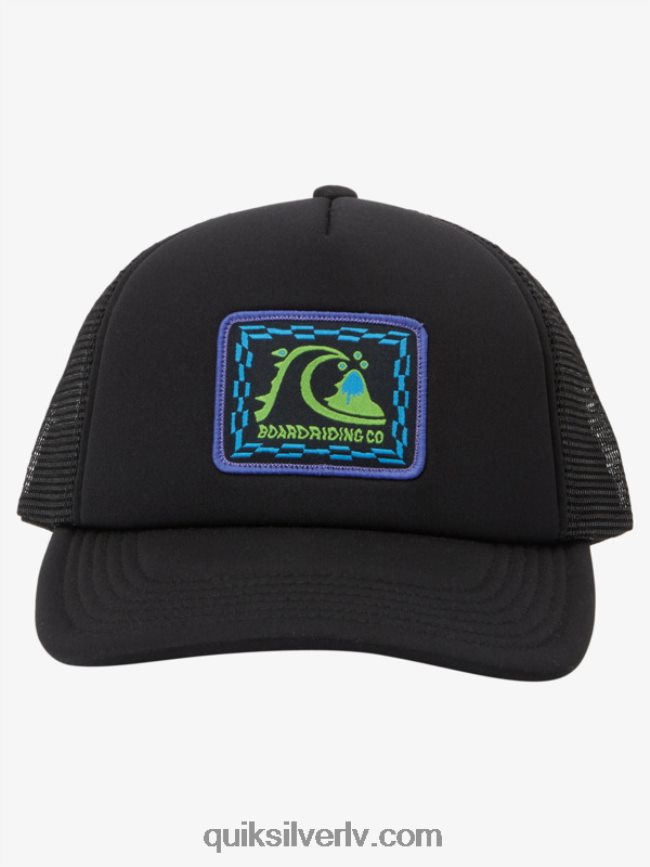 zēni Quiksilver 8-16 Sneaky Peak Snapback cepure melns 88064R2045