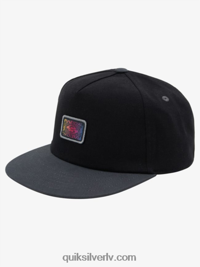 zēni Quiksilver 8-16 zinger snapback cepure melns 88064R2050