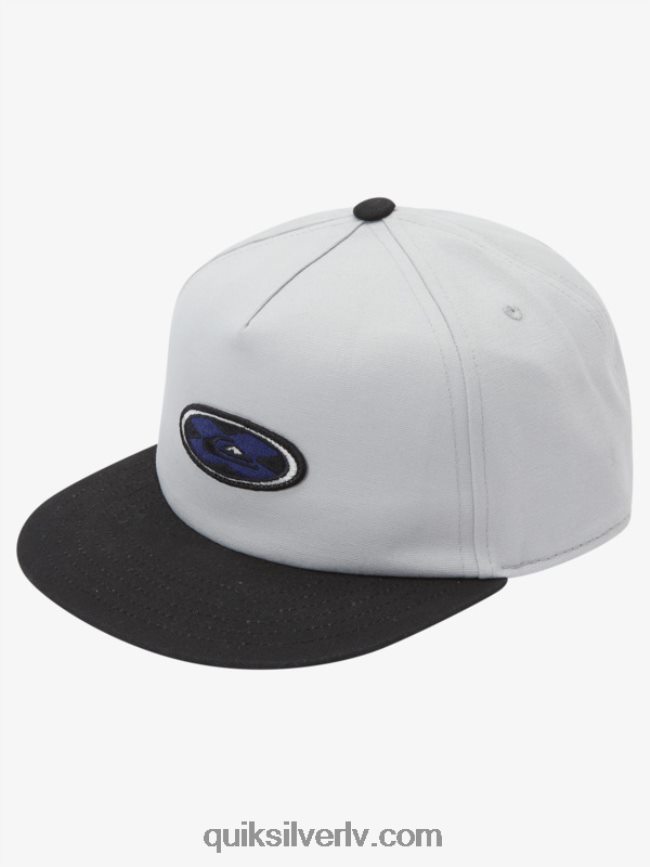 zēni Quiksilver 8-16 zinger snapback cepure pelēka violeta 88064R2049