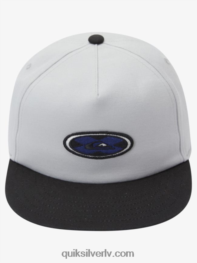 zēni Quiksilver 8-16 zinger snapback cepure pelēka violeta 88064R2049