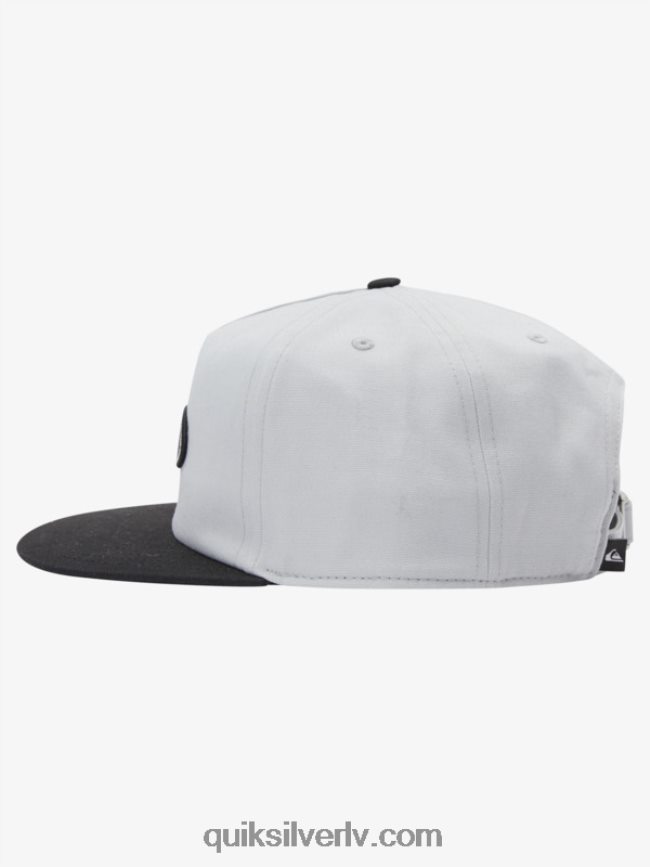 zēni Quiksilver 8-16 zinger snapback cepure pelēka violeta 88064R2049